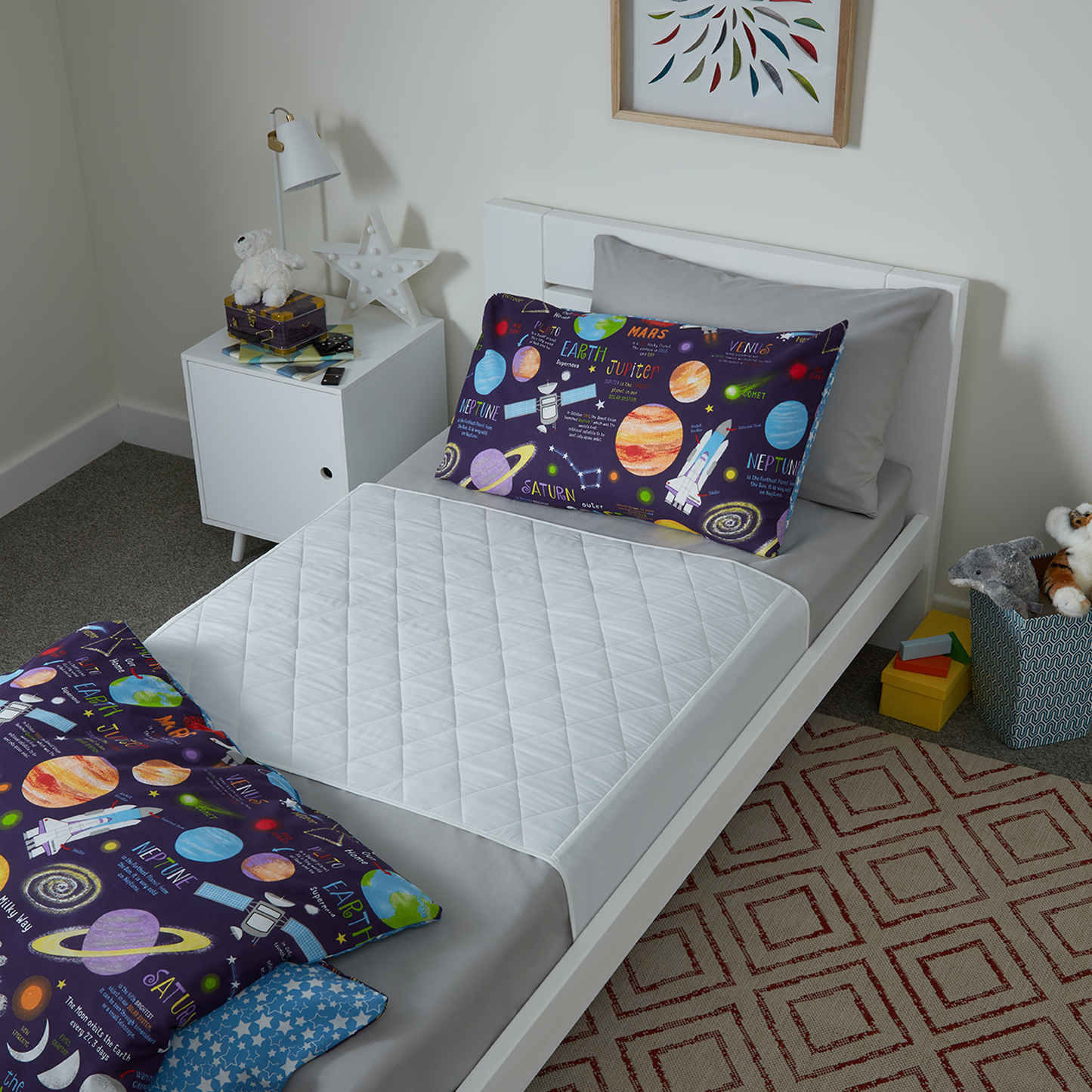 GuardedSleep Reusable Bed Pad w/Wings, Medium – (SKU: AHW006)