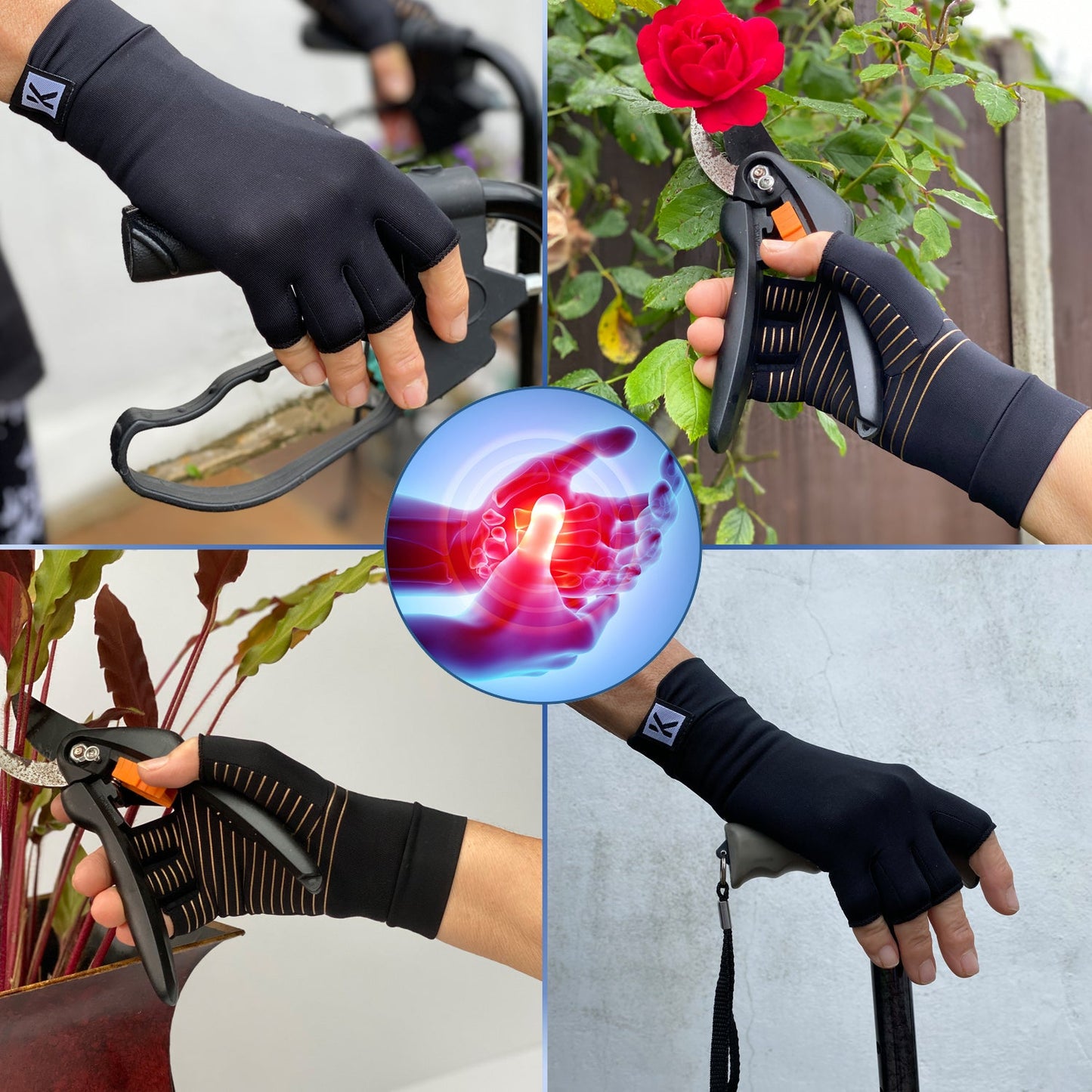 Arthritis Gloves, Medium (RRP £13.99)
