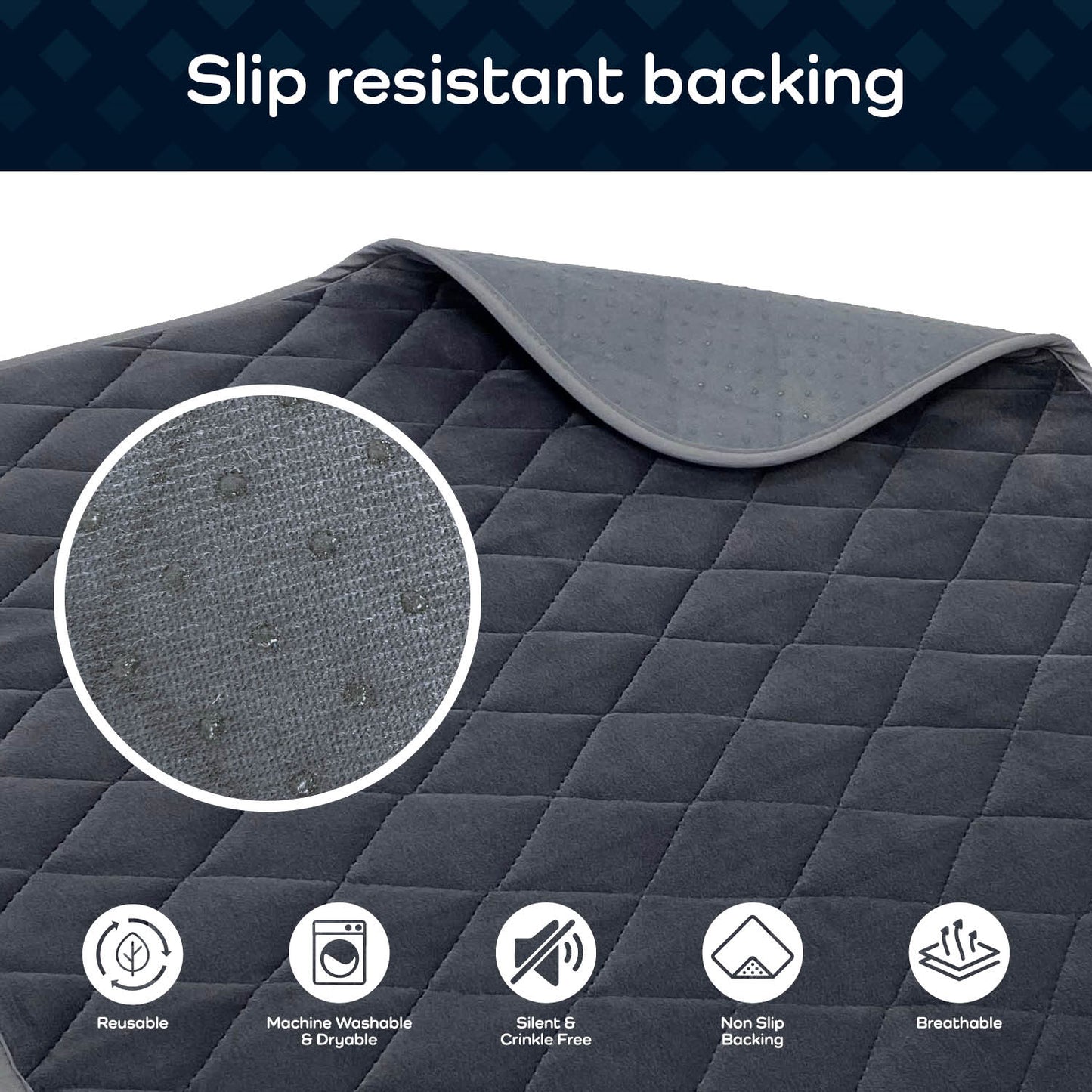 GuardedSleep Reusable Chair Pad 110 x 55 cm – (SKU: AHW010)