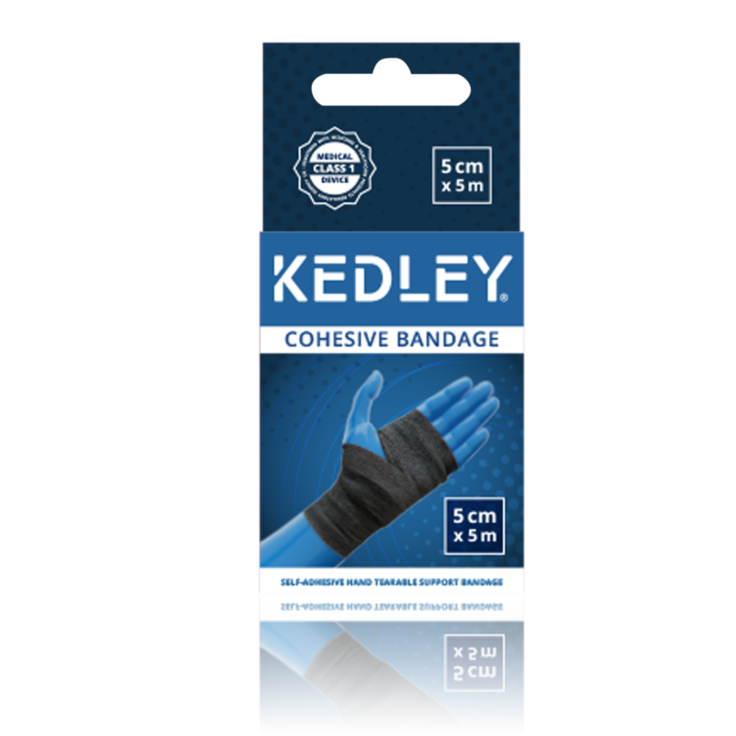 Cohesive Bandage Black 7.5cm x 5m (RRP £3.99)