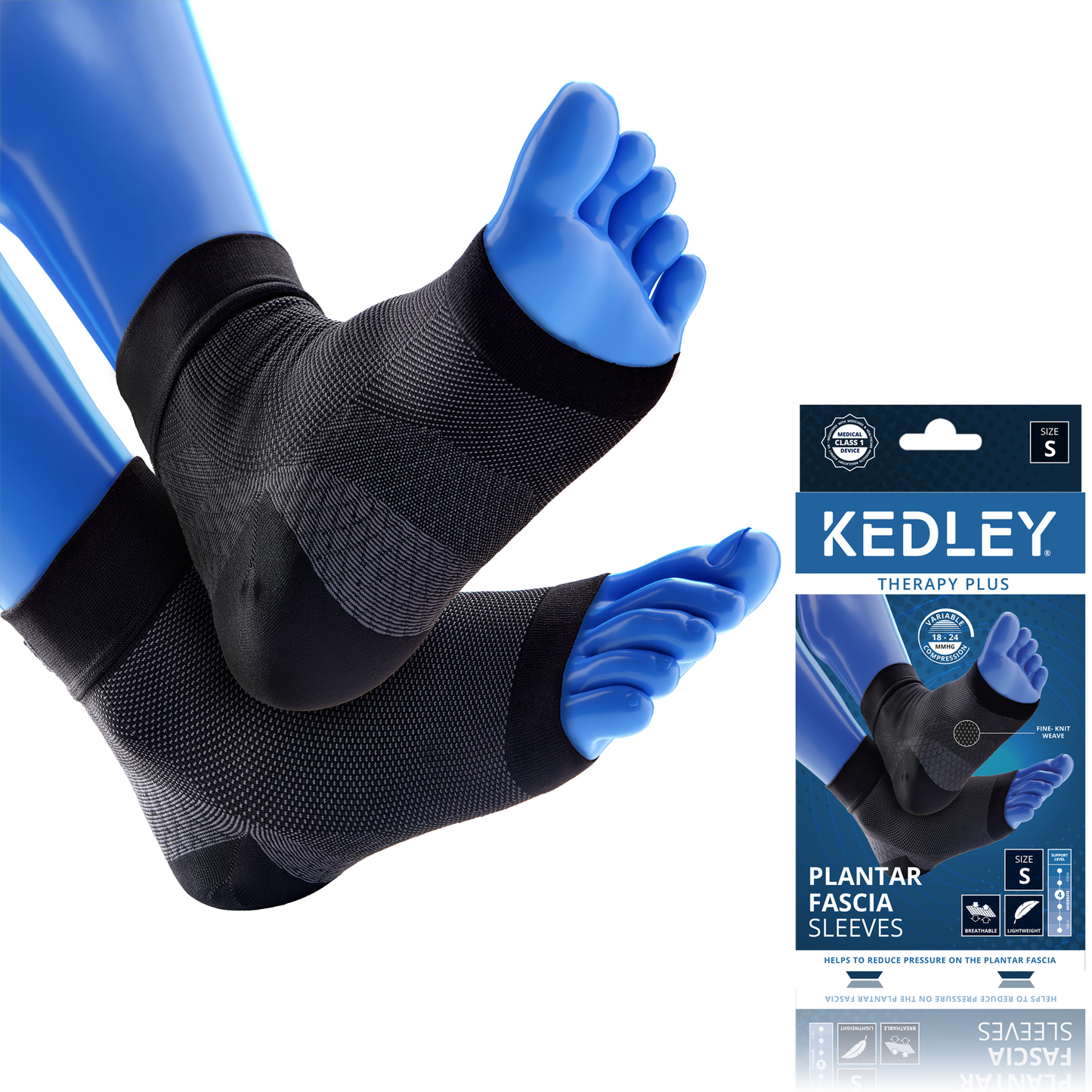 Plantar Fascia Sleeves, Medium (RRP £14.99)