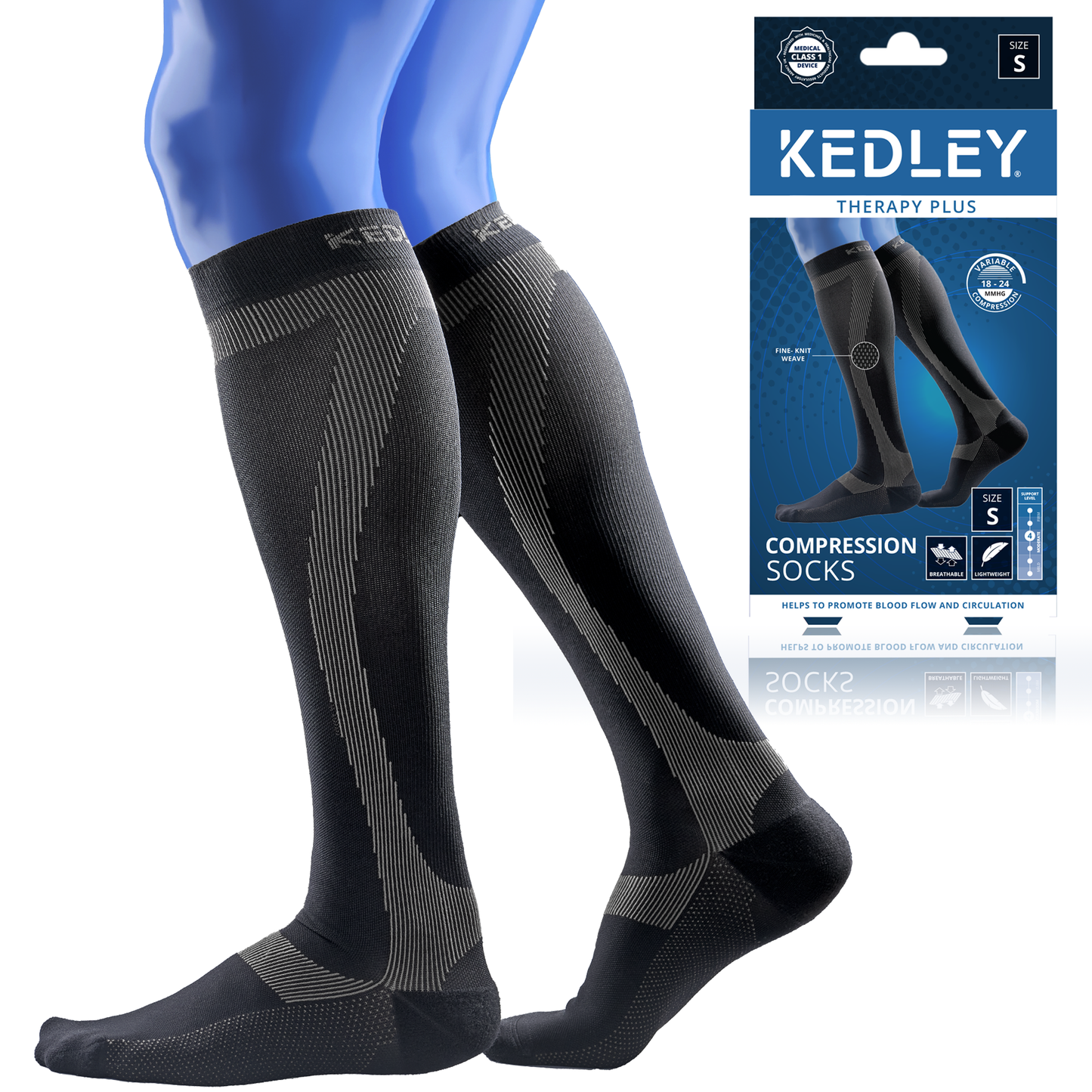 Compression Socks, X-Large (RRP £14.99)