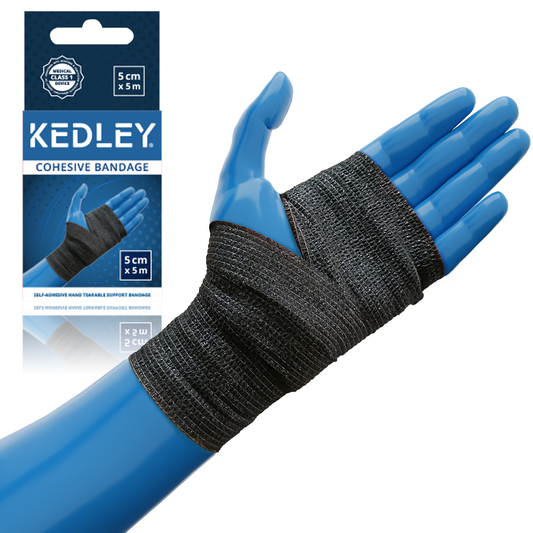 Cohesive Bandage Black 5cm x 5m (RRP £2.99)