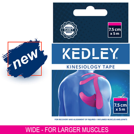 Kinesiology Tape 7.5cm x 5m, Pink (RRP £8.99)