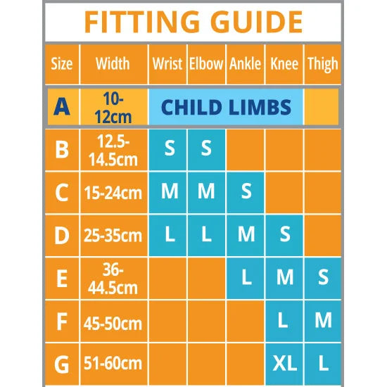ELASTICATED TUBULAR BANDAGE - Size F (RRP £2.99)