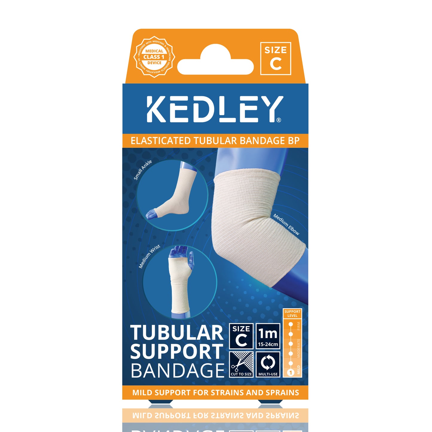 ELASTICATED TUBULAR BANDAGE - Size C (RRP £2.99)