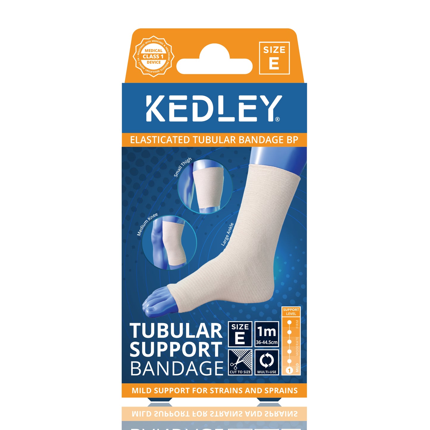 ELASTICATED TUBULAR BANDAGE - Size E (RRP £2.99)