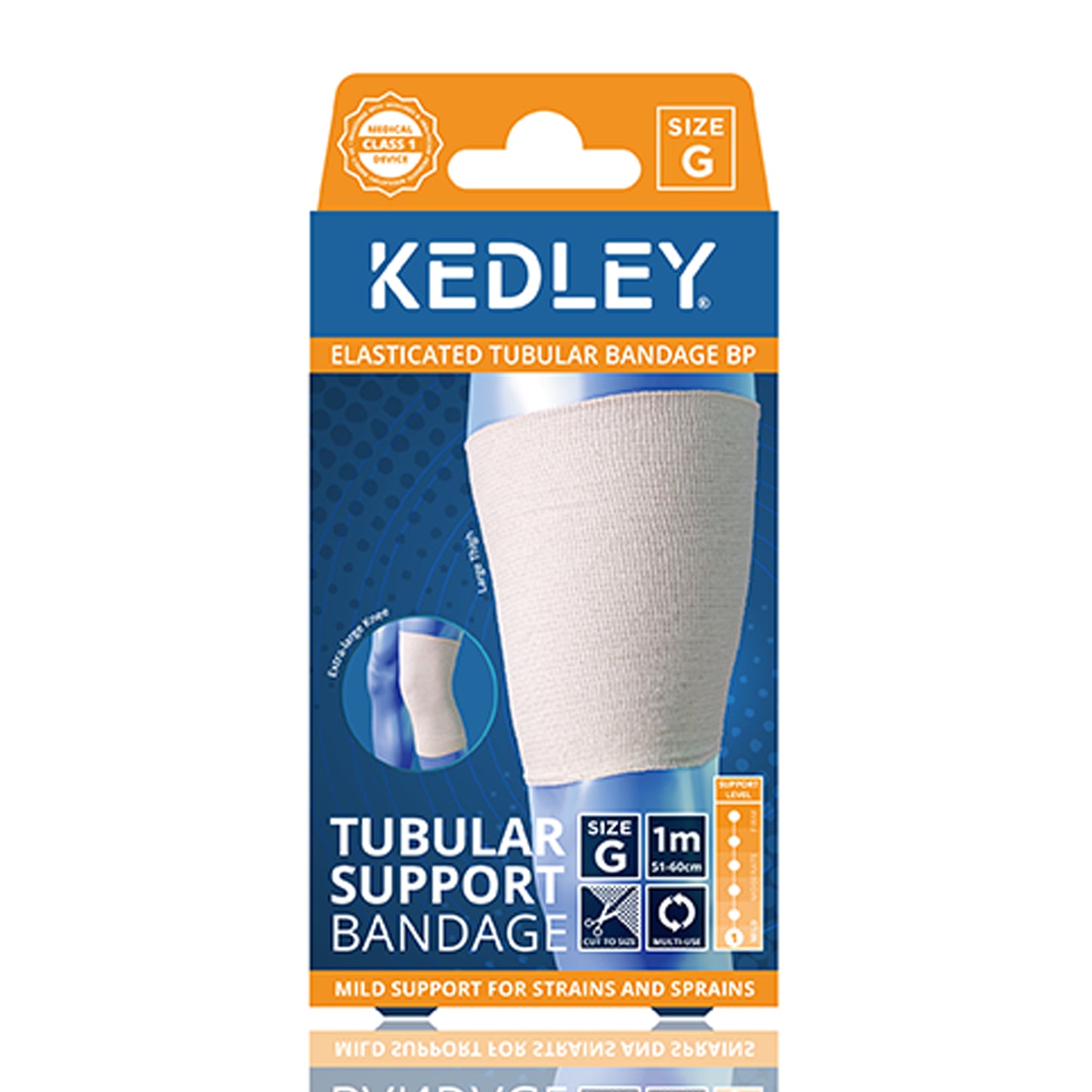 ELASTICATED TUBULAR BANDAGE - Size G (RRP £2.99)