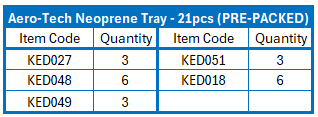 Aero Tech Tray (21 pcs Tray)