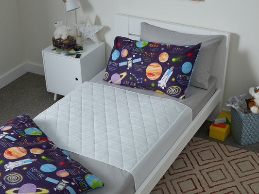 GuardedSleep Reusable Bed Pad w/Wings, Medium  – (SKU: AHW006)